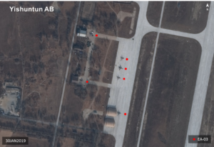 На китайскую авиабазу Ишуньтунь прибыли новые беспилотники EA-03